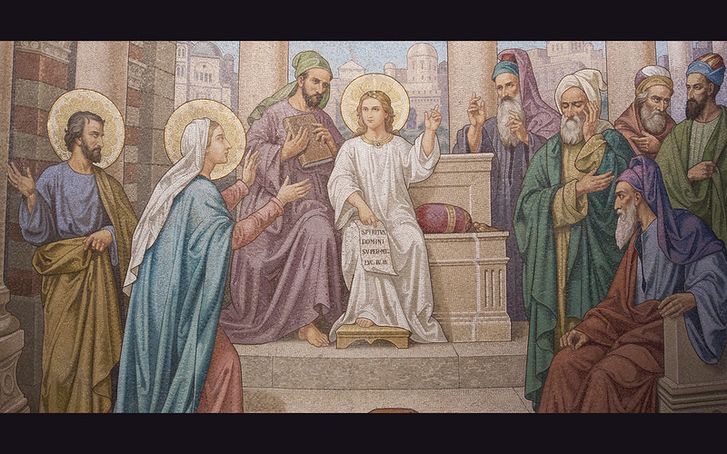 boy Jesus in temple